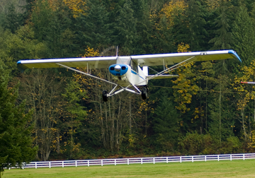 PSSA PA-18 Supercub tow plane N333TM